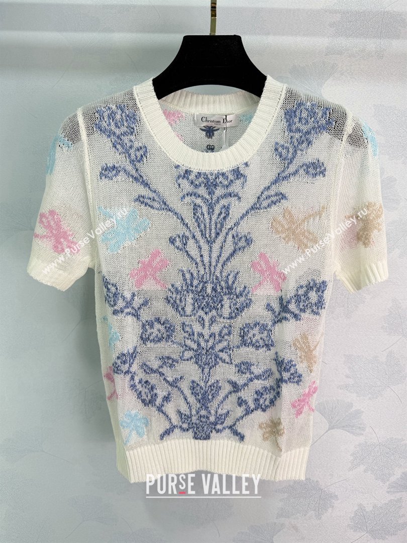 Dior Embroidered Top White 2026 DR032502 (QI-260325026)