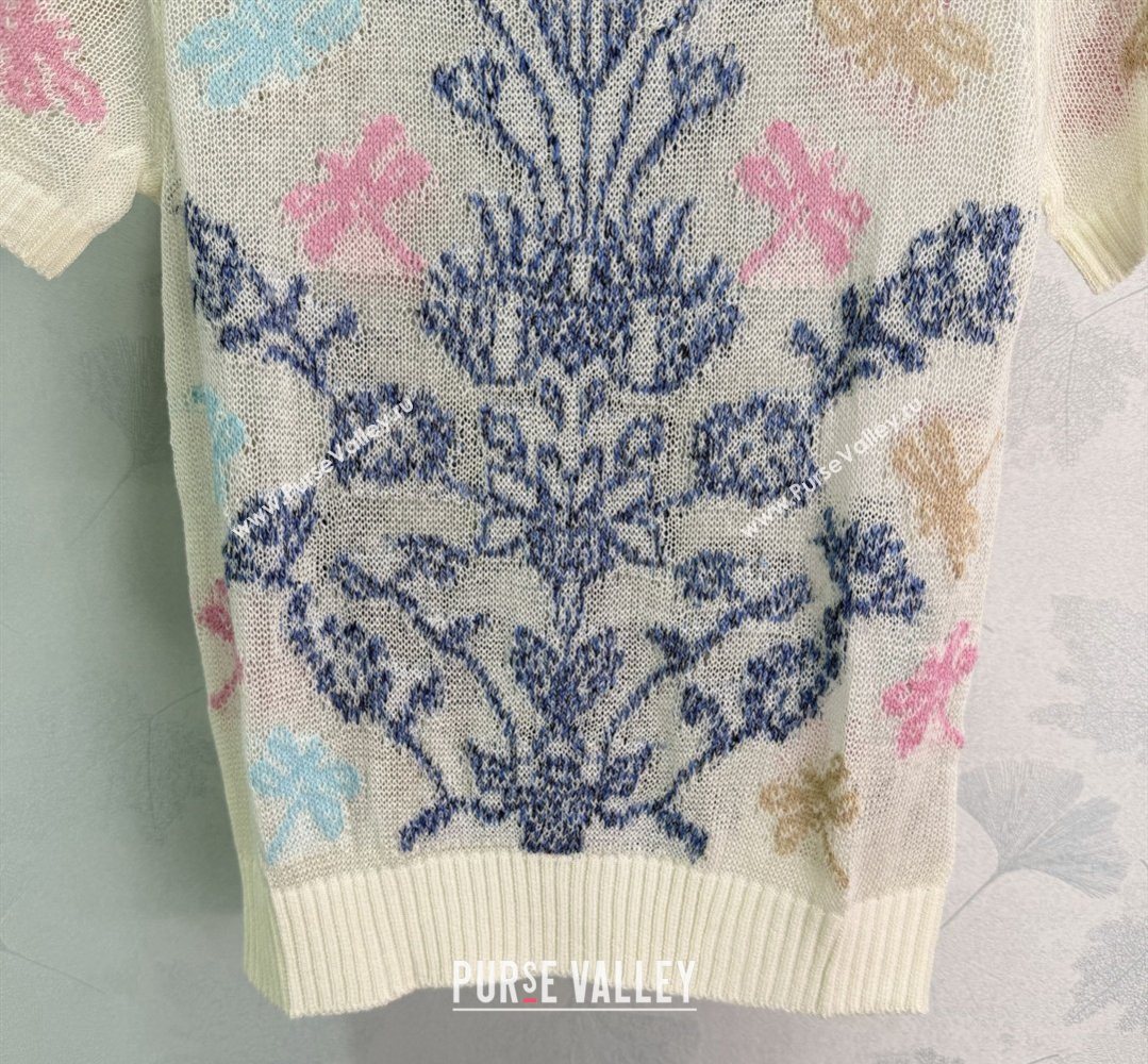 Dior Embroidered Top White 2026 DR032502 (QI-260325026)