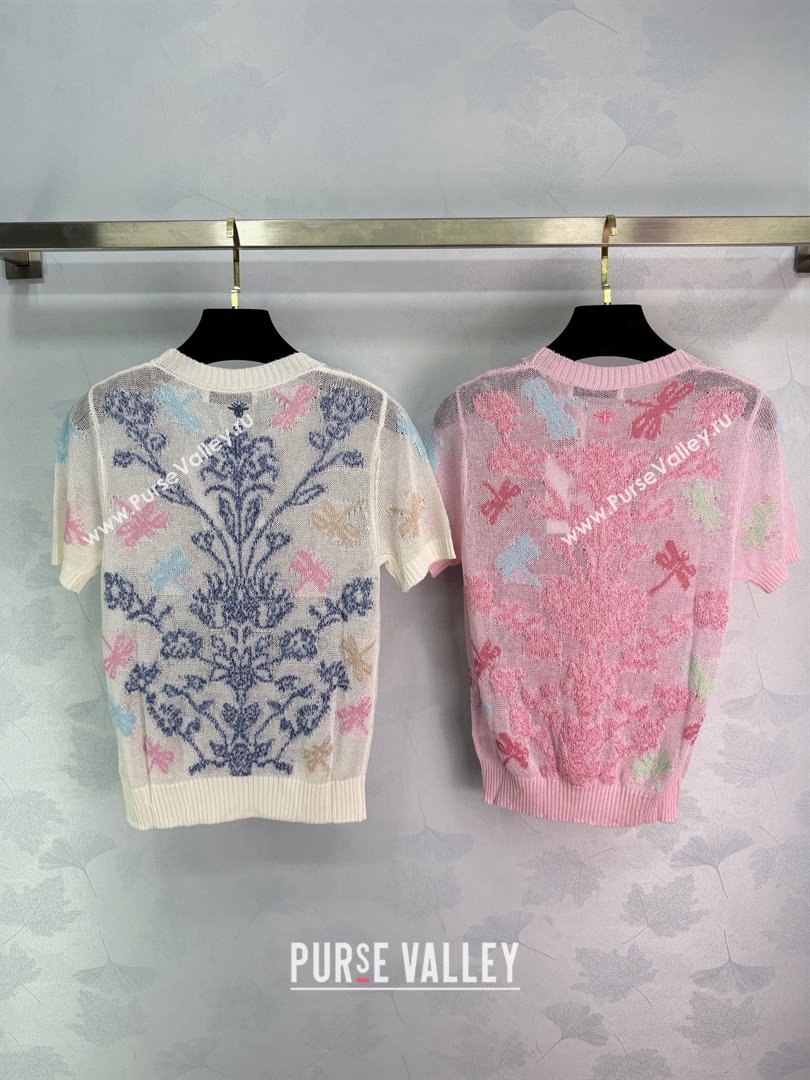 Dior Embroidered Top Pink 2026 DR032502 (QI-260325025)