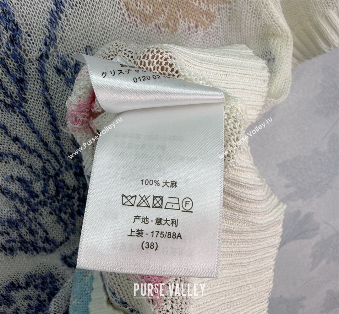 Dior Embroidered Top White 2026 DR032502 (QI-260325026)