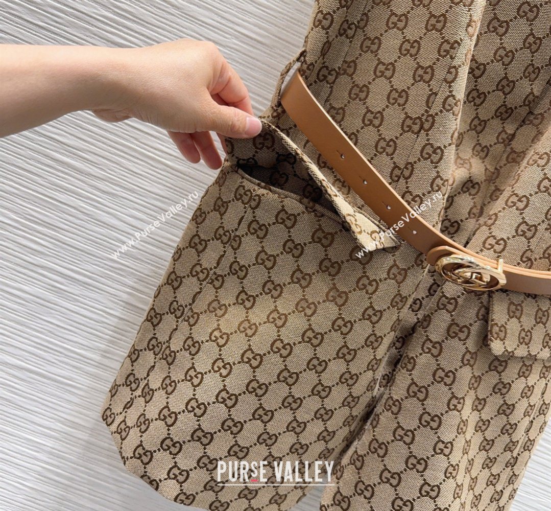 Gucci GG Long Vest Beige 2026 GG032504 (QI-260325048)