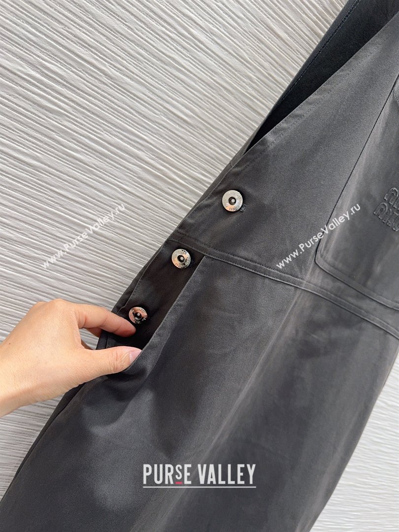 Miu Miu Cotton Dress Grey 2026 MM032407 (QI-260324011)