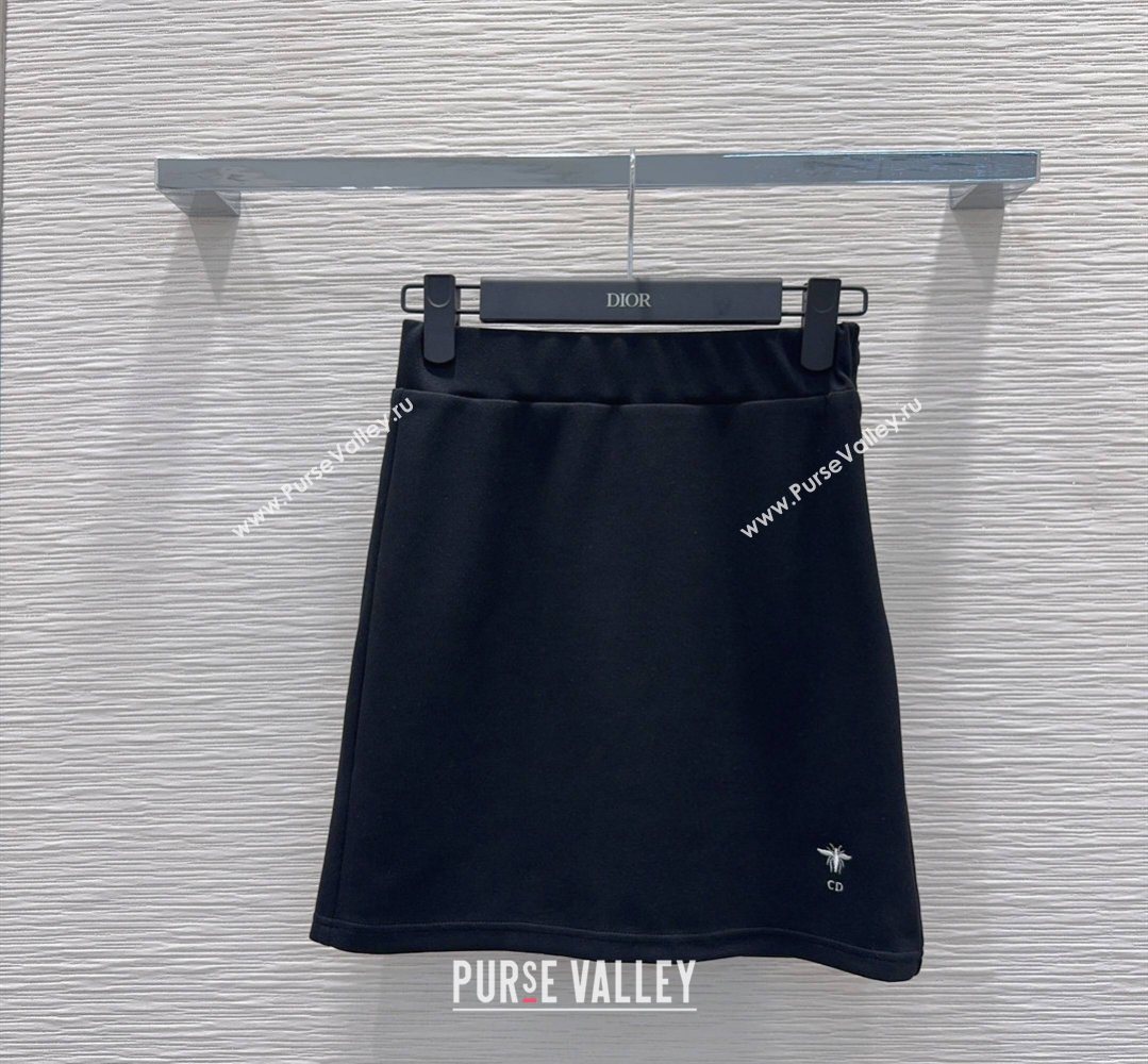 Dior Vest and Skirt Set Black 2026 DR032415 (QI-260324026)