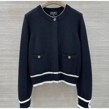 Chanel Cashmere Cardigan Black 2026 CH032529 (QI-260325079)