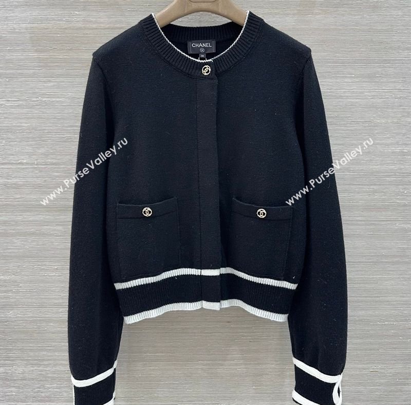 Chanel Cashmere Cardigan Black 2026 CH032529 (QI-260325079)