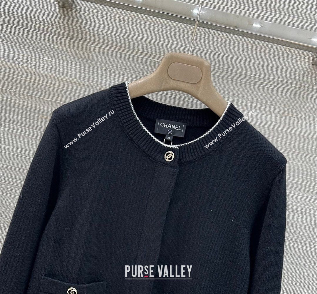 Chanel Cashmere Cardigan Black 2026 CH032529 (QI-260325079)