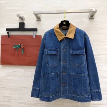 Loro Piana Denim Jacket Blue 2026 LP032525 (QI-260325113)