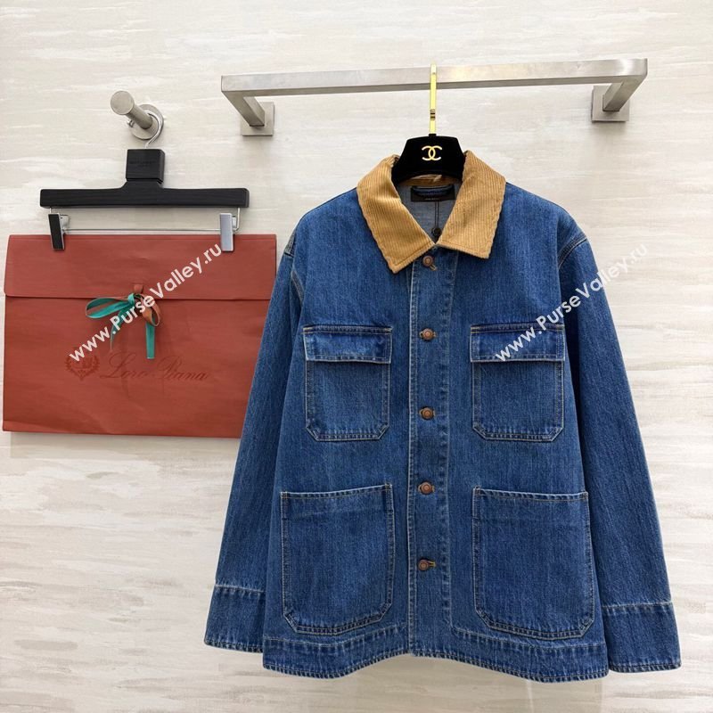 Loro Piana Denim Jacket Blue 2026 LP032525 (QI-260325113)