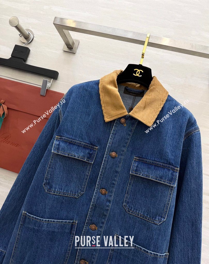 Loro Piana Denim Jacket Blue 2026 LP032525 (QI-260325113)