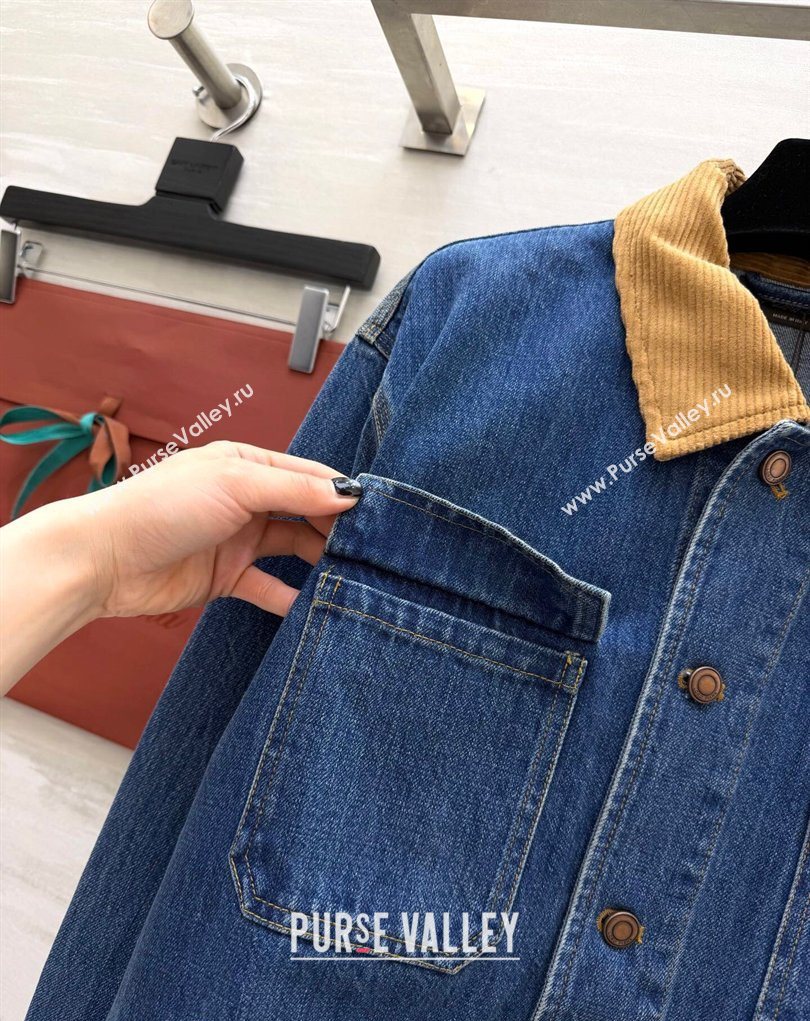 Loro Piana Denim Jacket Blue 2026 LP032525 (QI-260325113)