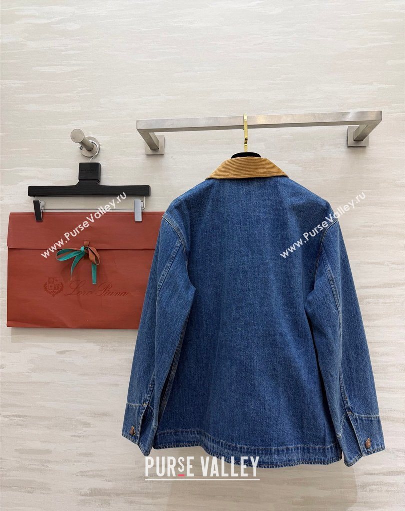 Loro Piana Denim Jacket Blue 2026 LP032525 (QI-260325113)