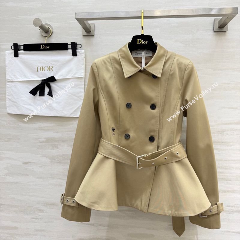 Dior Short Coat Khaki 2026 DR032544 (QI-260325114)