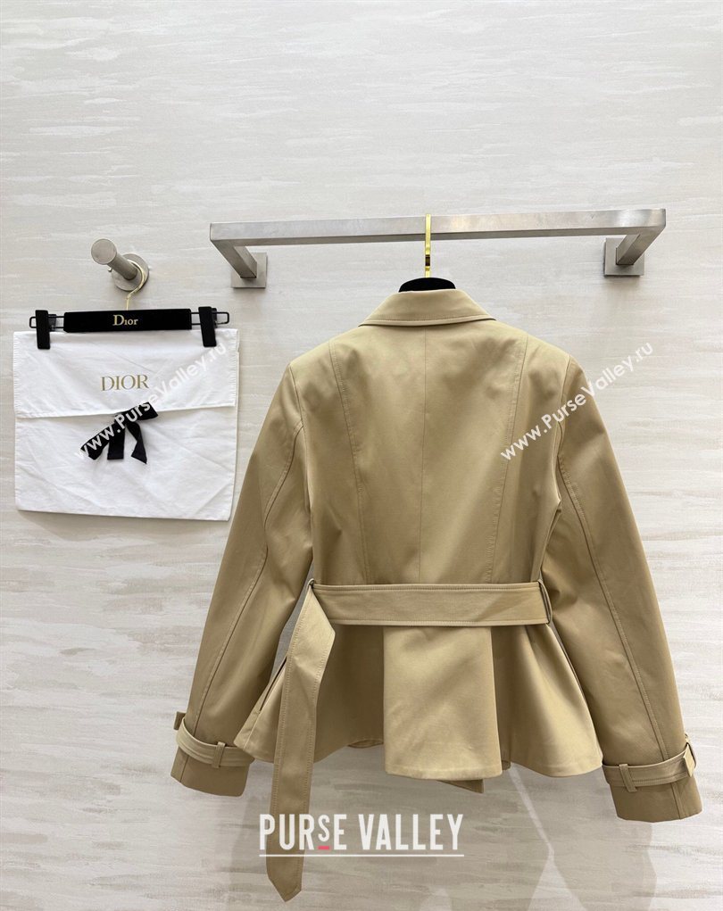 Dior Short Coat Khaki 2026 DR032544 (QI-260325114)
