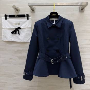 Dior Short Coat Blue 2026 DR032544 (QI-260325115)