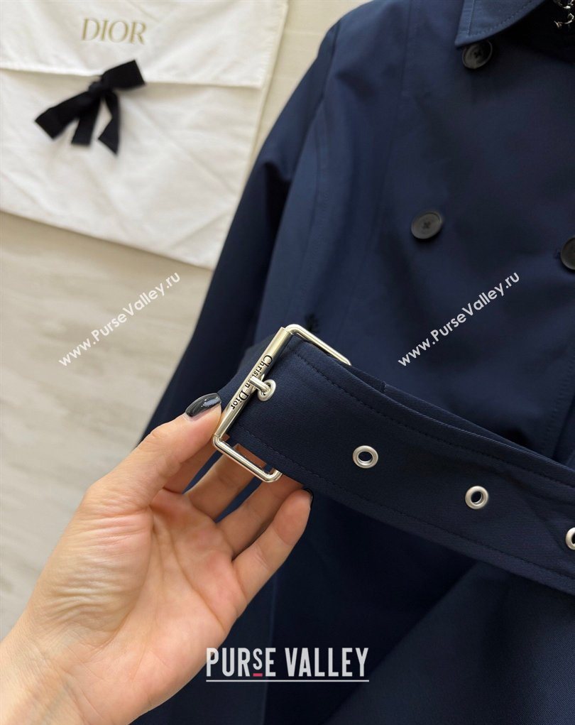 Dior Short Coat Blue 2026 DR032544 (QI-260325115)
