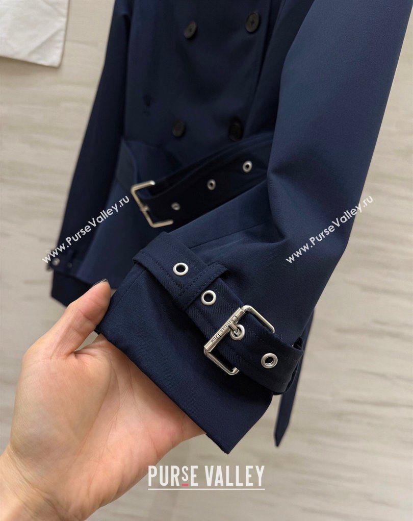 Dior Short Coat Blue 2026 DR032544 (QI-260325115)