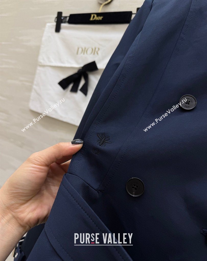 Dior Short Coat Blue 2026 DR032544 (QI-260325115)