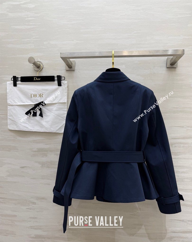 Dior Short Coat Blue 2026 DR032544 (QI-260325115)