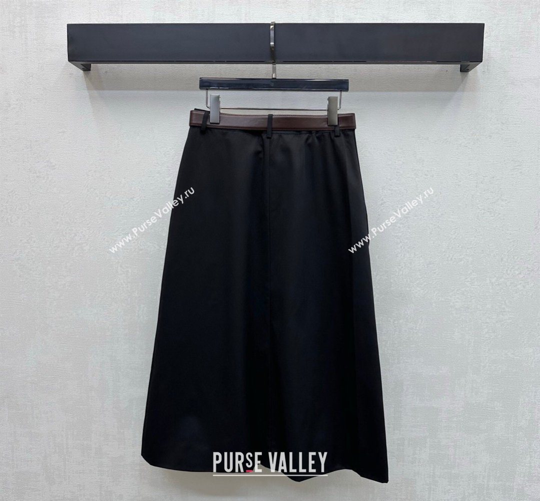 Prada Vest and Skirt Set Black 2026 PR032526 (QI-260325066)