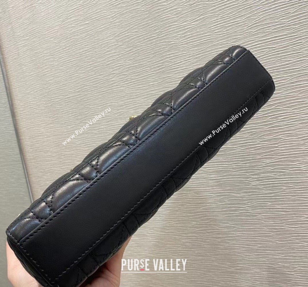 Dior Lady D-Joy Bag in Cannage Lambskin Black 2022 M933 (XXG-22031639)