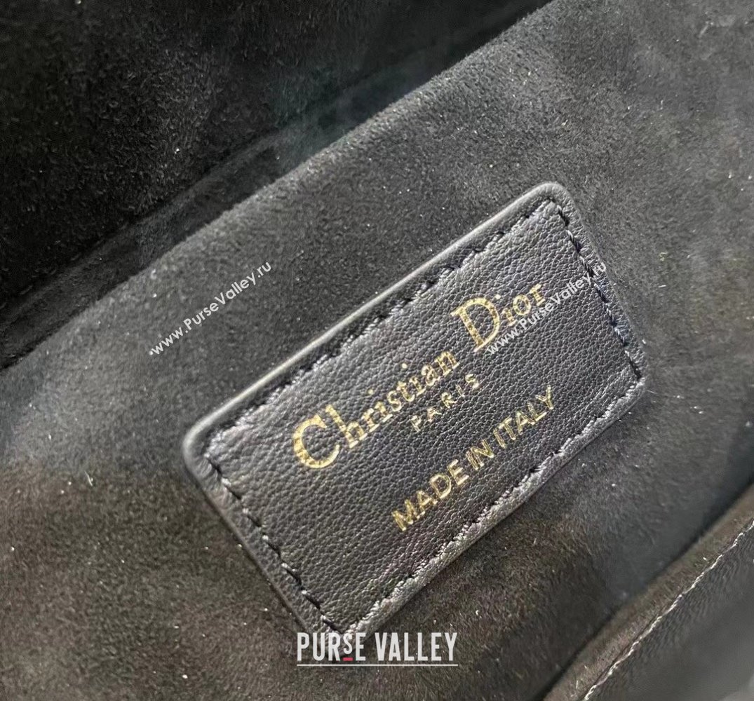 Dior Lady D-Joy Bag in Cannage Lambskin Black 2022 M933 (XXG-22031639)
