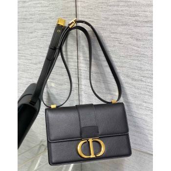 Dior 30 Montaigne Bag in Grained Calfskin Black 2023 DR111502 (BF-231115025)