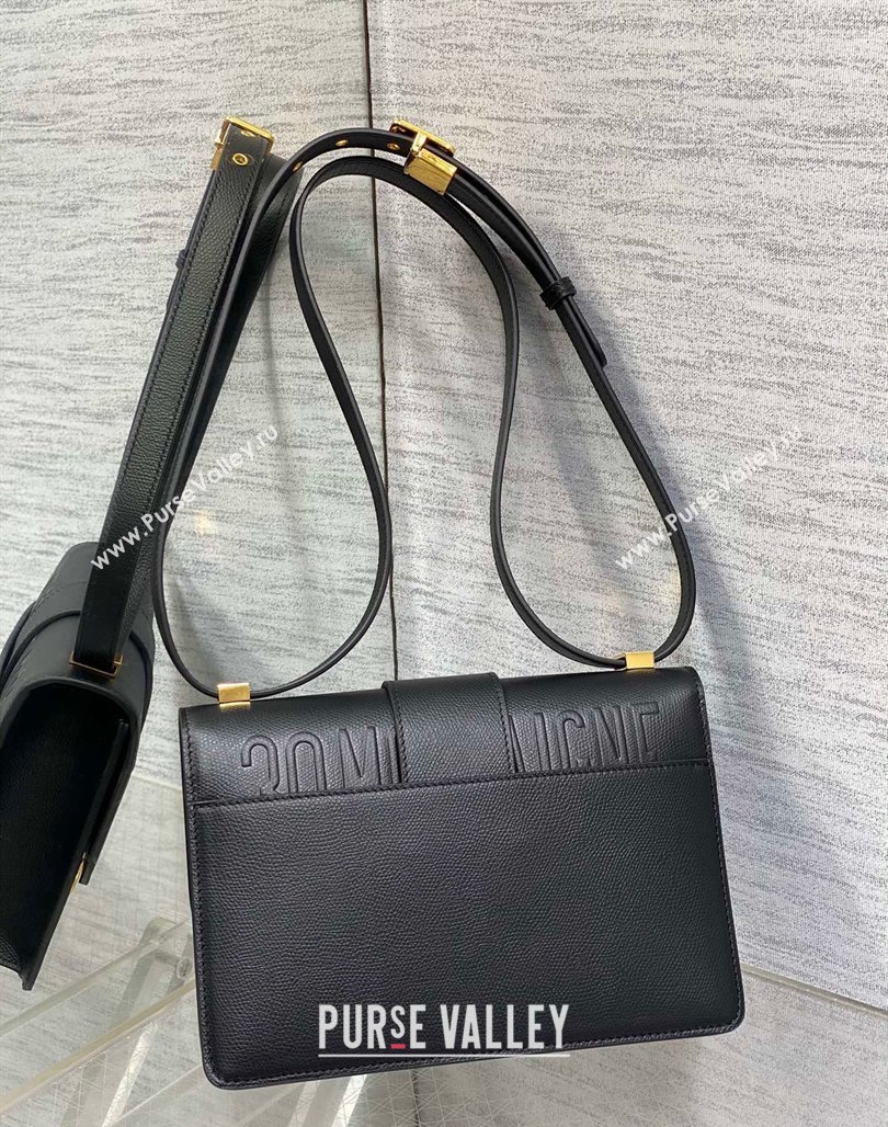 Dior 30 Montaigne Bag in Grained Calfskin Black 2023 DR111502 (BF-231115025)