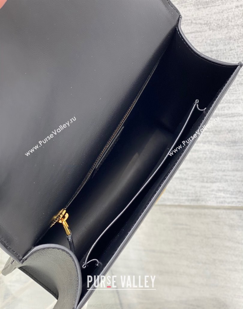 Dior 30 Montaigne Bag in Grained Calfskin Black 2023 DR111502 (BF-231115025)