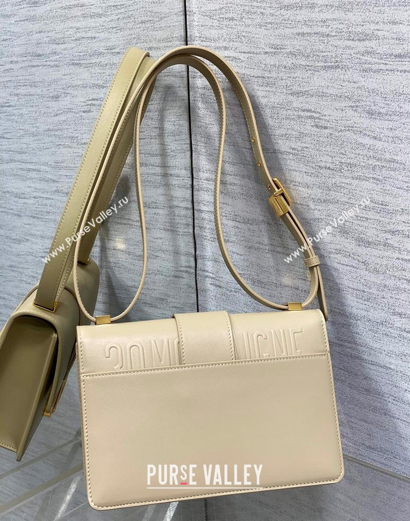 Dior 30 Montaigne Bag in Box Calfskin Light Beige 2023 DR111502 (BF-231115027)