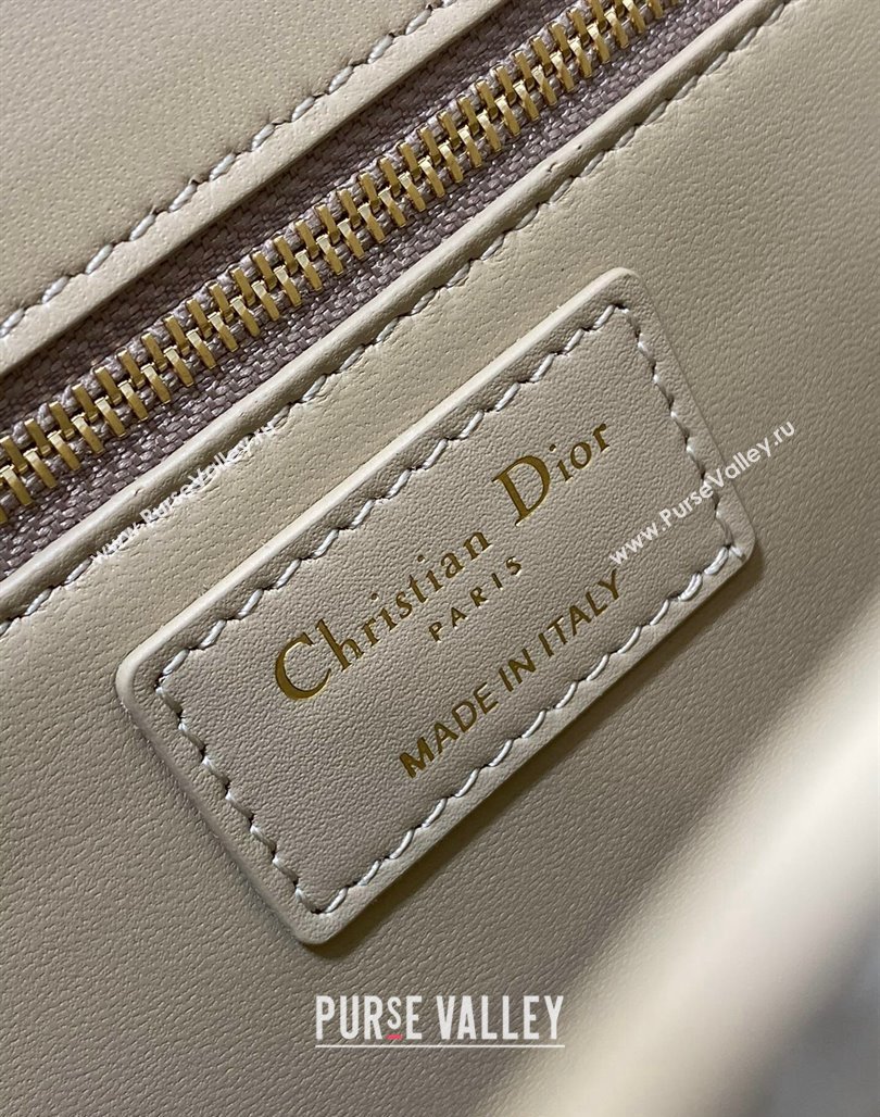 Dior 30 Montaigne Bag in Box Calfskin Light Beige 2023 DR111502 (BF-231115027)