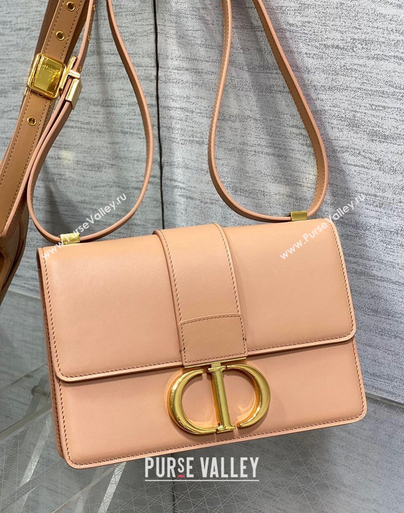 Dior 30 Montaigne Bag in Box Calfskin Rose Beige 2023 DR111502 (BF-231115028)