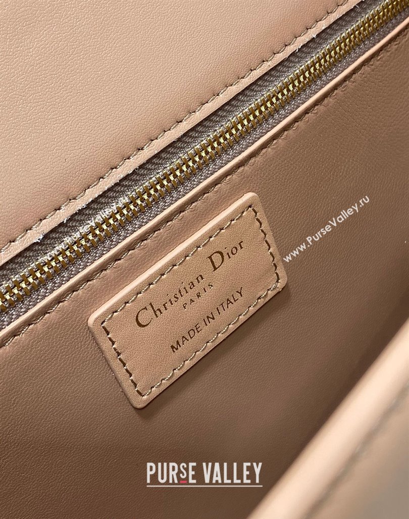 Dior 30 Montaigne Bag in Box Calfskin Rose Beige 2023 DR111502 (BF-231115028)