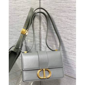 Dior 30 Montaigne Bag in Box Calfskin Grey 2023 DR111502 (BF-231115029)