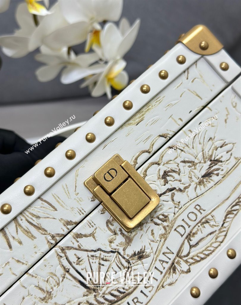 Dior Micro Lady Dior Bag and Box Set with Florilegio Motif Gold 2024 (XXG-240219086)