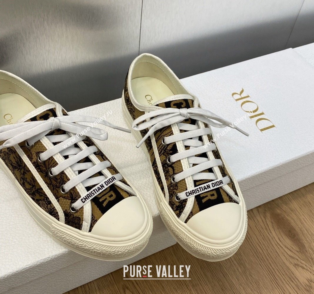 Dior WalknDiorSneakers in Embroidered Cotton Beige 03 2024 0226 (MD-240226003)