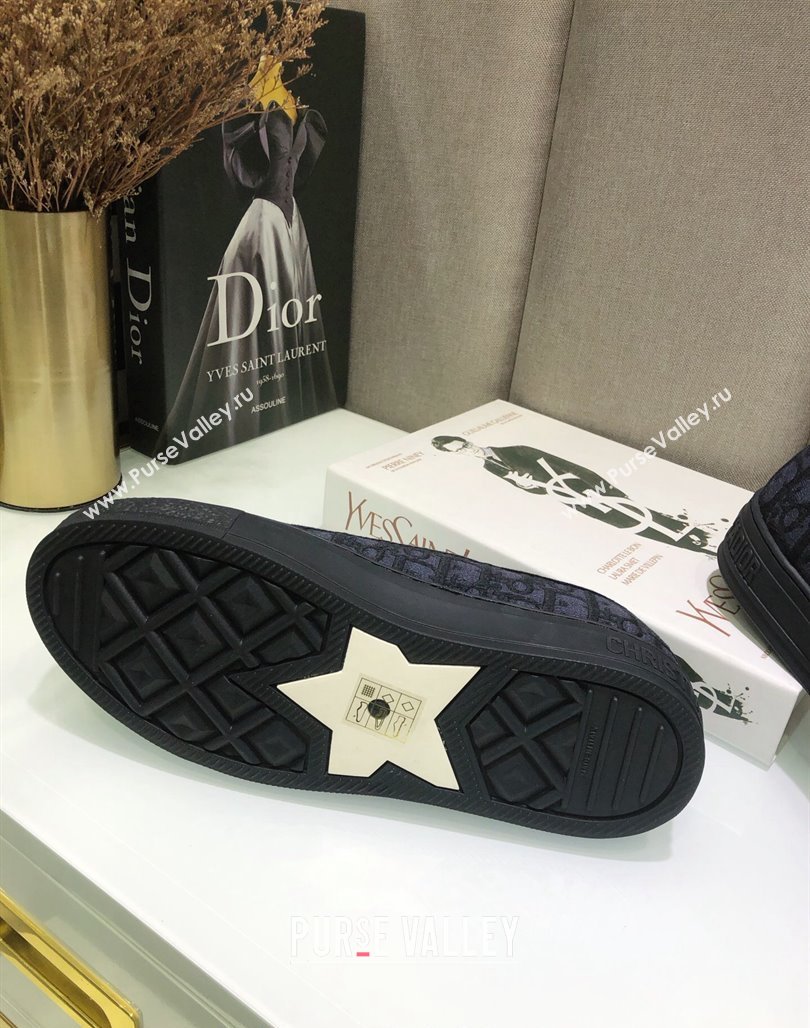 Dior WalknDior Sneakers in Oblique Embroidered Cotton Black 2024 0226 (MD-240226025)