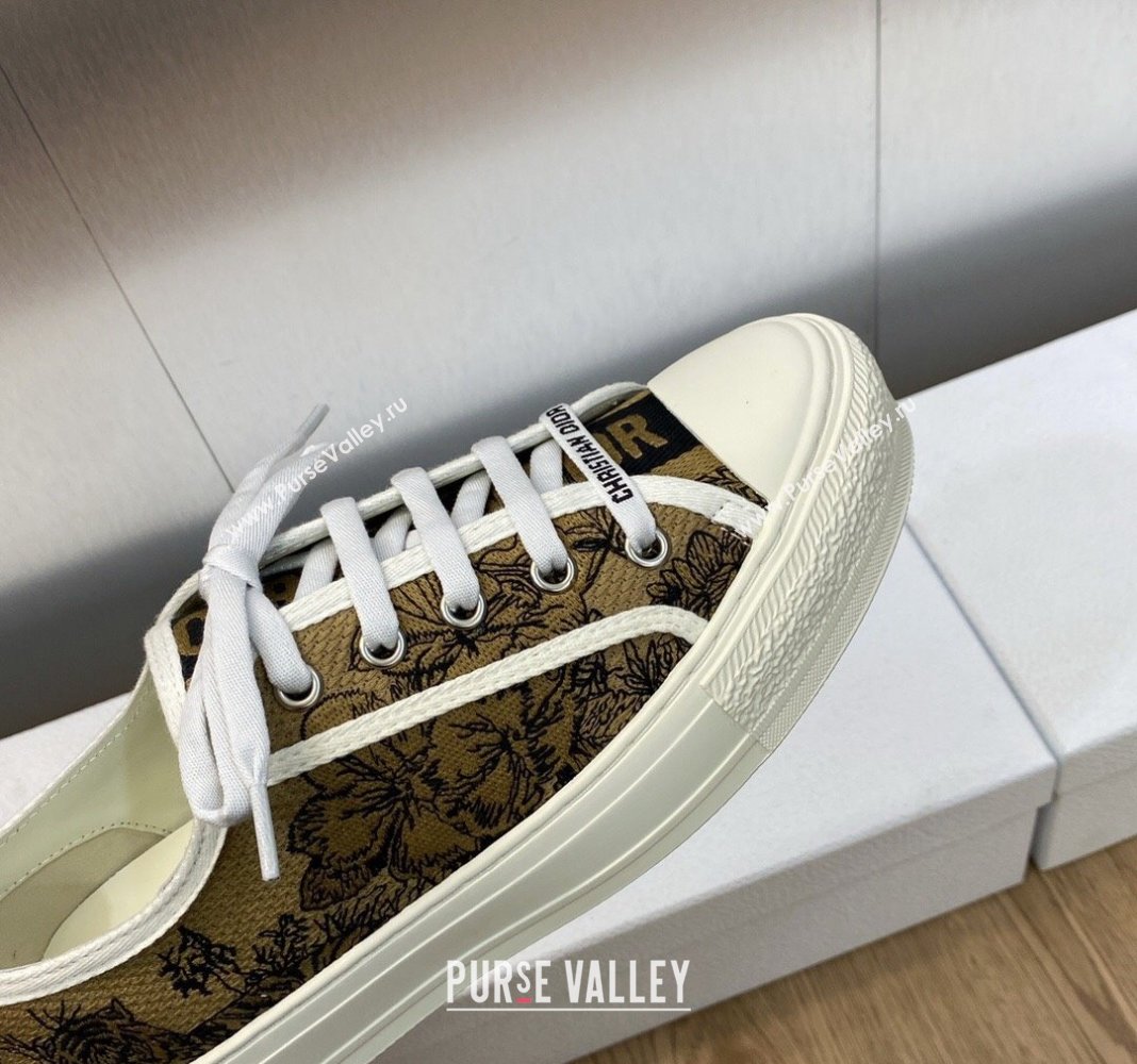Dior WalknDiorSneakers in Embroidered Cotton Beige 03 2024 0226 (MD-240226003)