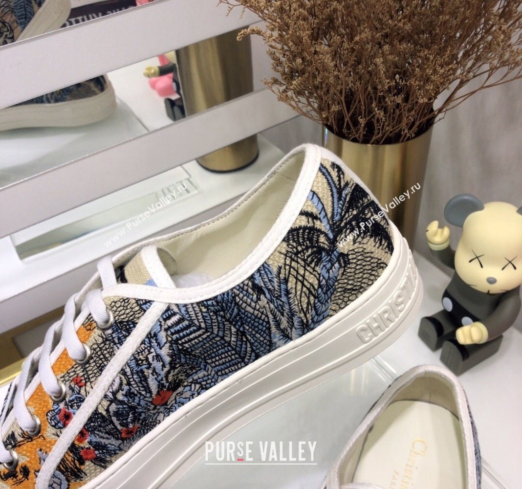 Dior WalknDior Sneakers in Embroidered Cotton Beige 41 2024 0226 (MD-240226041)
