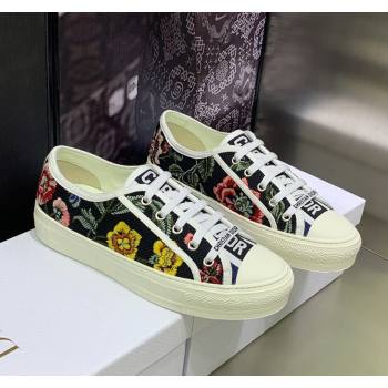 Dior WalknDior Sneakers in Embroidered Cotton Black 08 2024 0226 (MD-240226008)