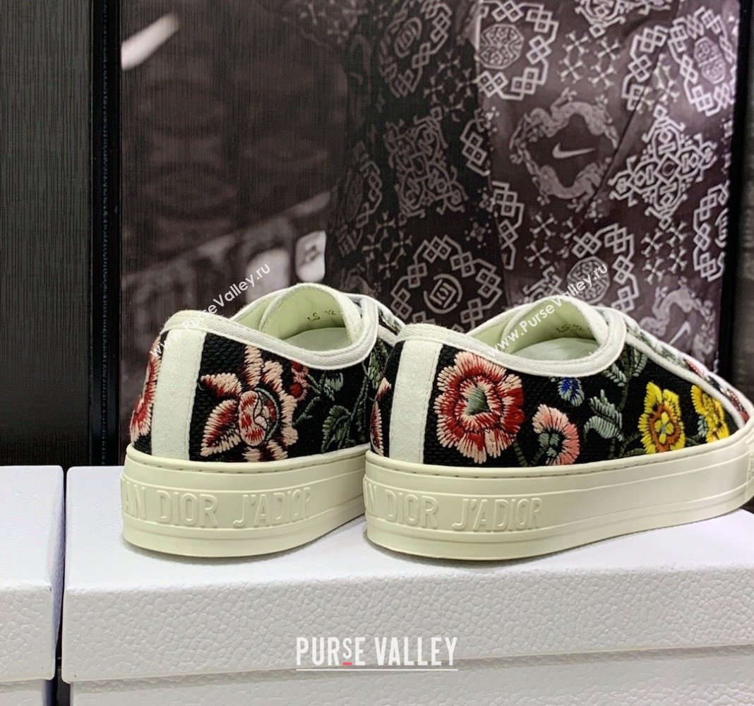 Dior WalknDior Sneakers in Embroidered Cotton Black 08 2024 0226 (MD-240226008)