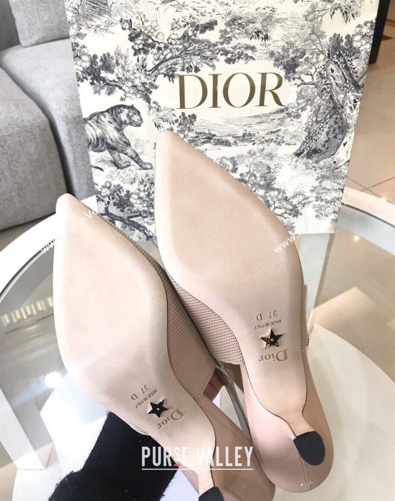 Dior JAdior Slingback Pumps/Ballet Flat in Knit Fabric Nude 2024 (SS-240325152)