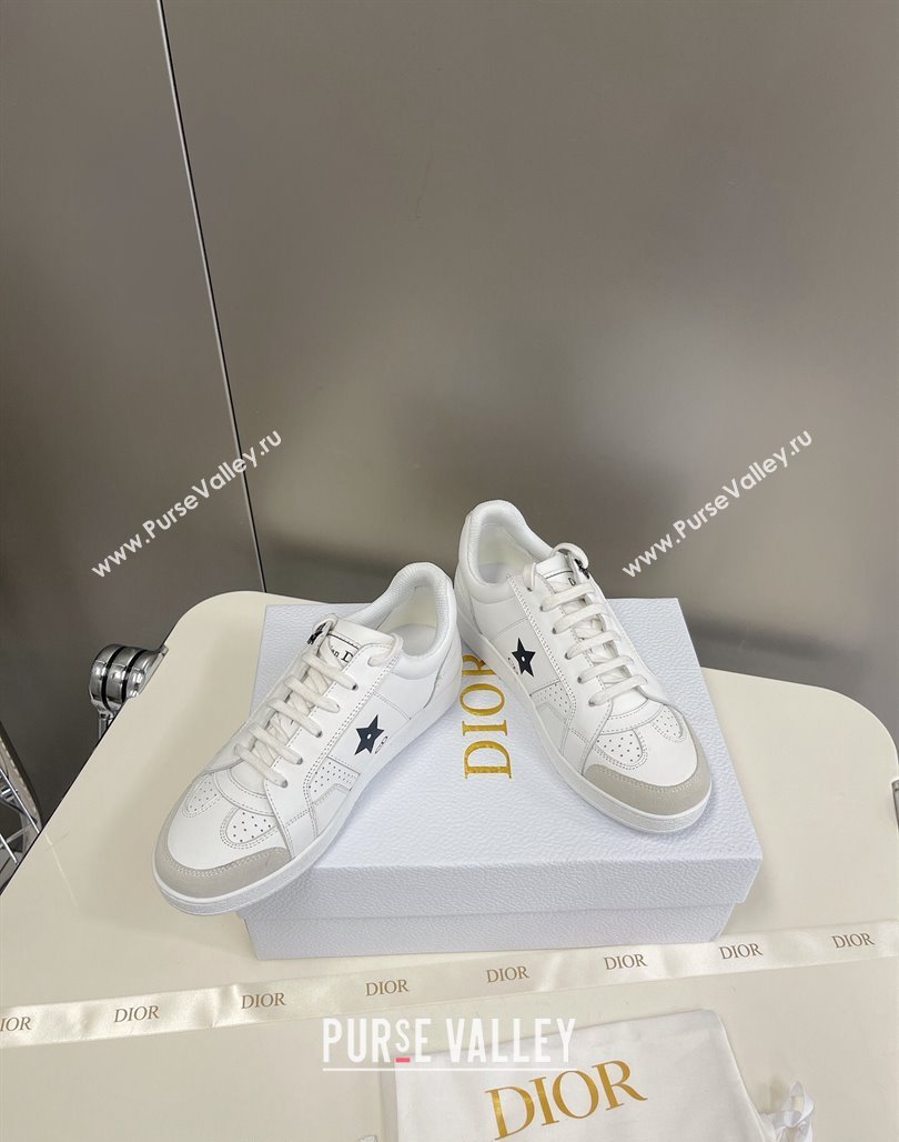 Dior CD Star Calfskin Sneakers White 3 2024 0325 (MD-240325135)