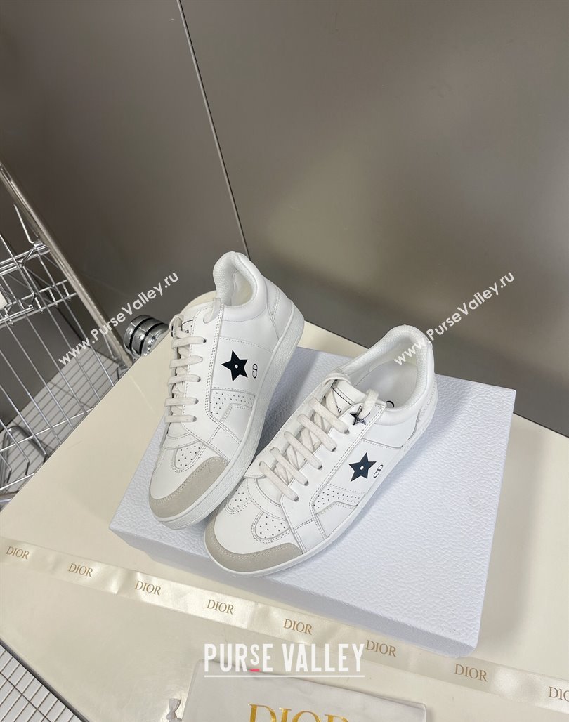 Dior CD Star Calfskin Sneakers White 3 2024 0325 (MD-240325135)