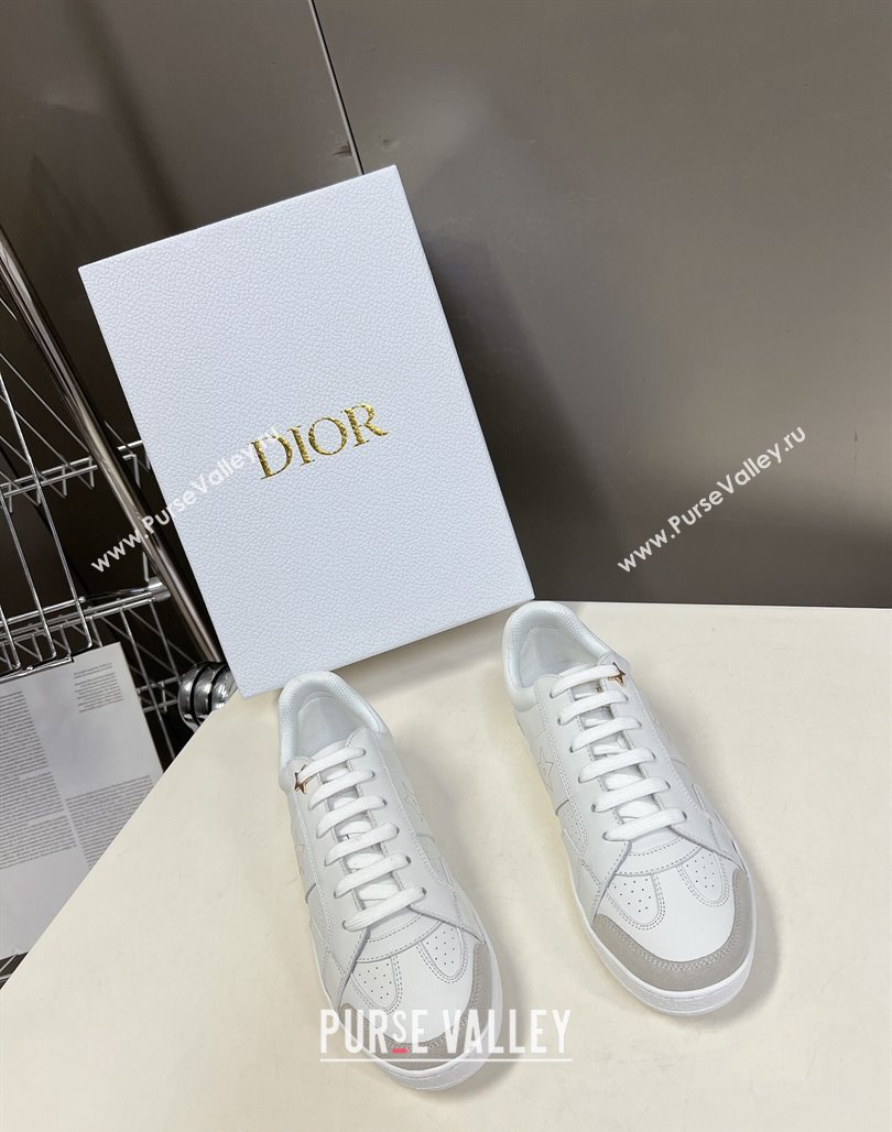 Dior CD Star Calfskin Sneakers White 2 2024 0325 (MD-240325139)