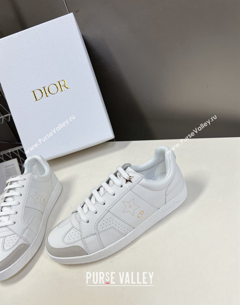 Dior CD Star Calfskin Sneakers White 2 2024 0325 (MD-240325139)