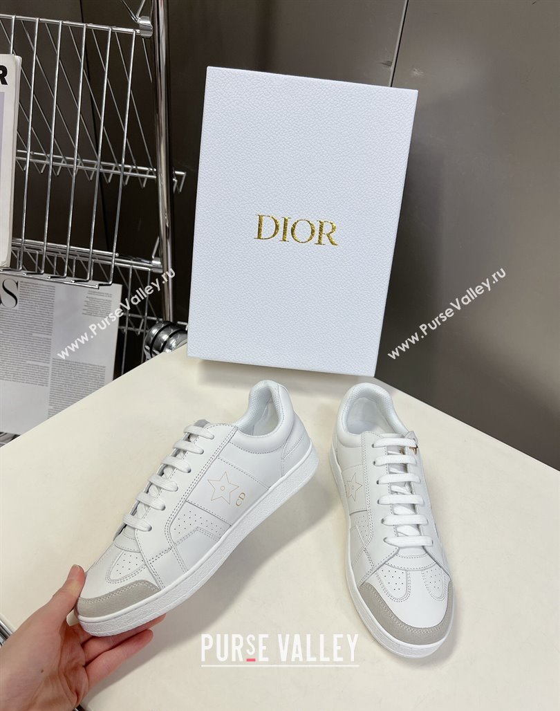 Dior CD Star Calfskin Sneakers White 2 2024 0325 (MD-240325139)