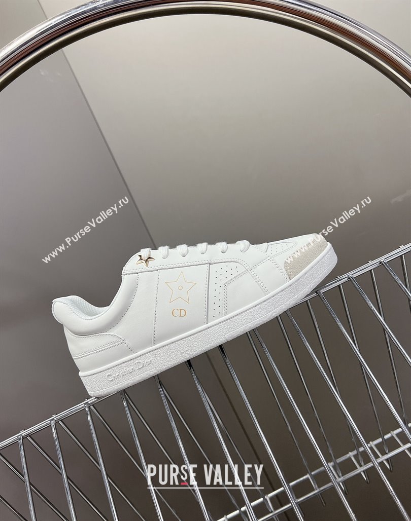 Dior CD Star Calfskin Sneakers White 2 2024 0325 (MD-240325139)