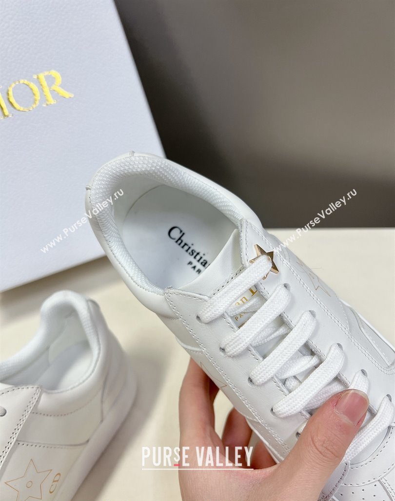 Dior CD Star Calfskin Sneakers White 2 2024 0325 (MD-240325139)