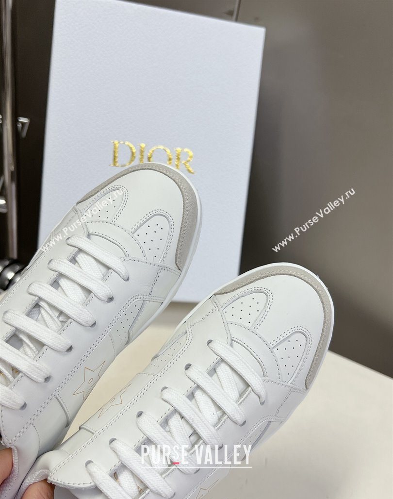 Dior CD Star Calfskin Sneakers White 2 2024 0325 (MD-240325139)