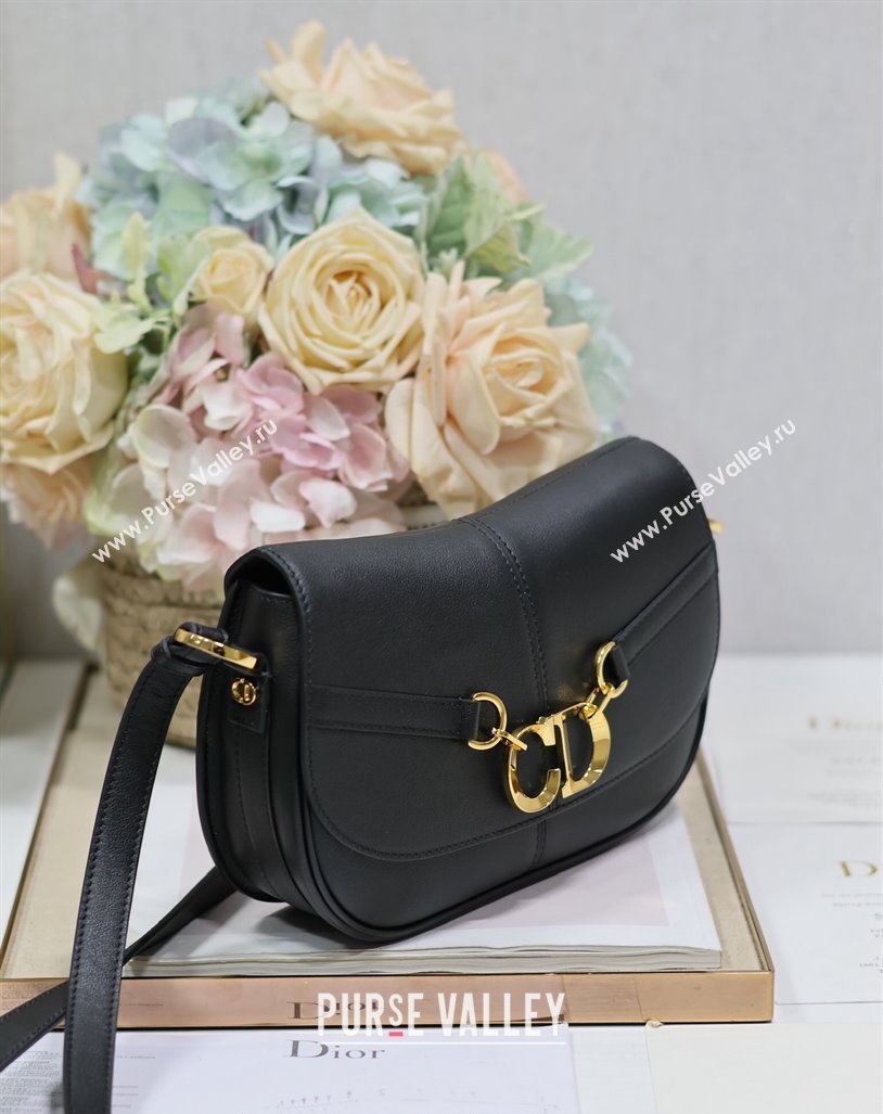 Dior Small CD Besace Shoulder Bag in Calfskin Black 2024 (XXG-240415061)